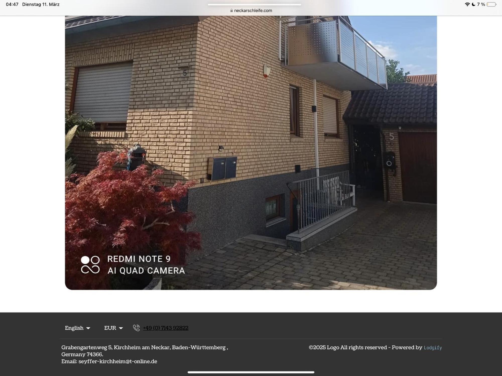 Moderne Ferienwohnung Neckarschleife Mit Klimaanlage Kirchheim am Neckar 외부 사진
